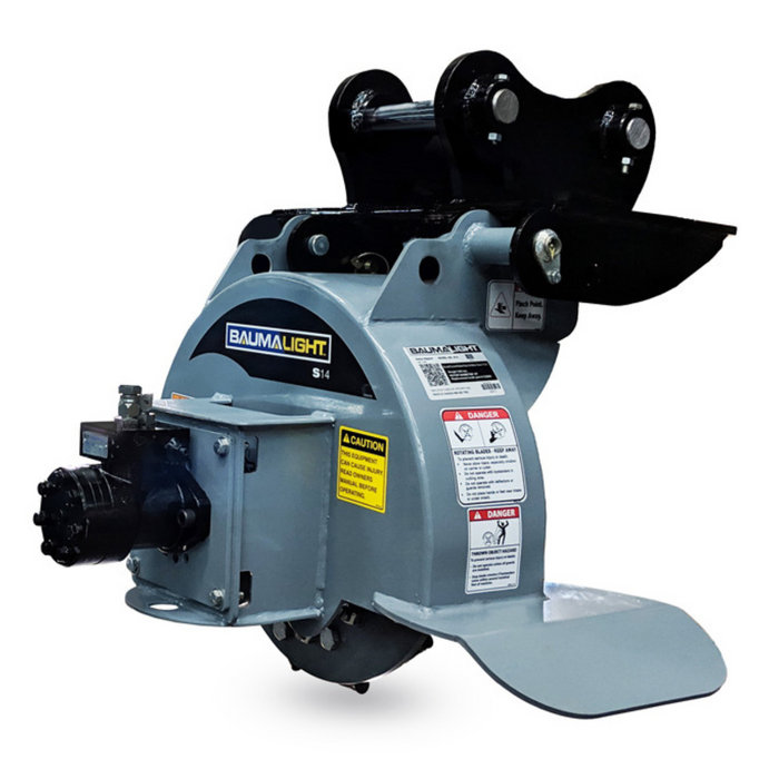 Baumalight S14 Stump Grinder for 1 - 2 Ton Mini Excavators