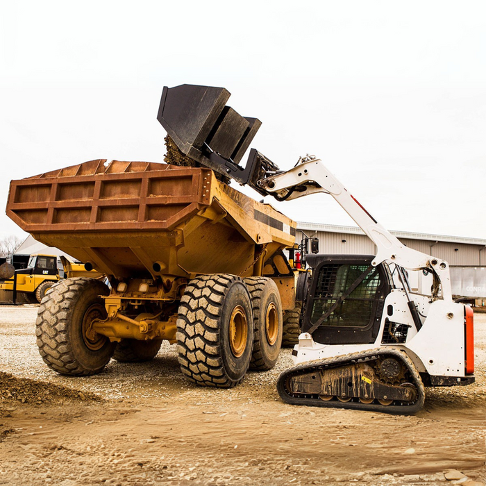 Loflin Fabrication Skid Steer Front Dump Bucket