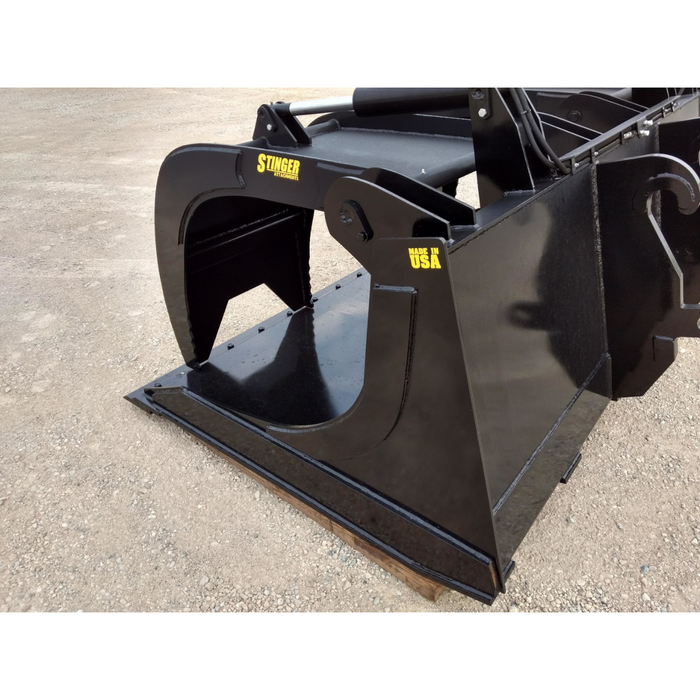 Stinger Attachments Skid Steer Demolition Grapple Bucket (DG)