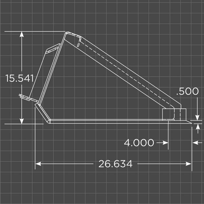 Loflin Fabrication Mini Skid Steer & Compact Tractor Low Profile Bucket