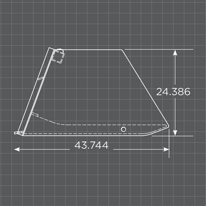 Loflin Fabrication Skid Steer Manure Cake Bucket
