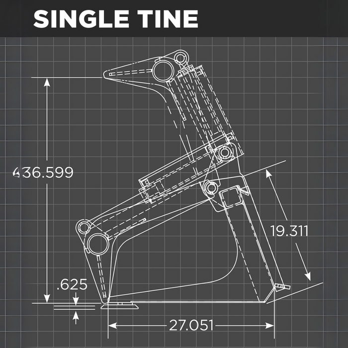 Loflin Fabrication Mini Skid Steer Grapple Bucket