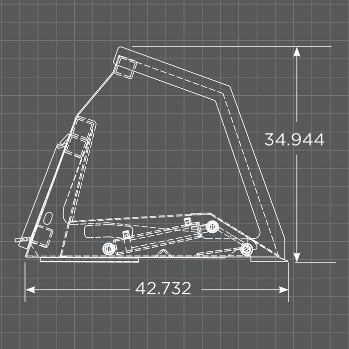 Loflin Fabrication Skid Steer Front Dump Bucket