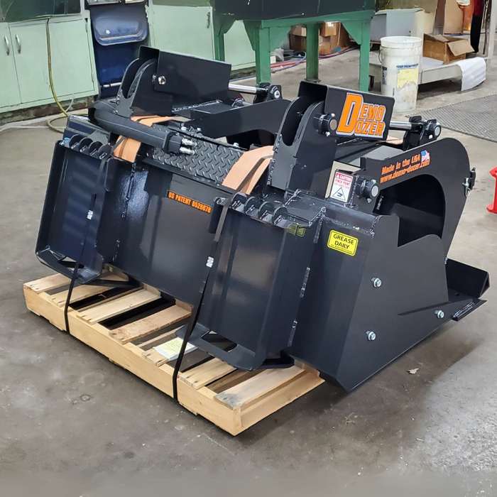 Demo Dozer Multi-Functional Skid Steer Grapple Attachment