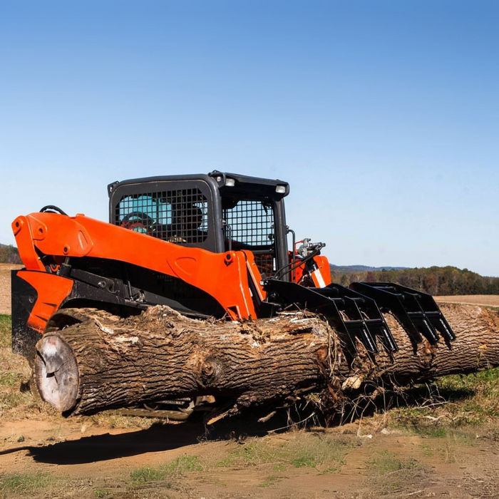 Loflin Fabrication Skid Steer Vertical Root Grapple
