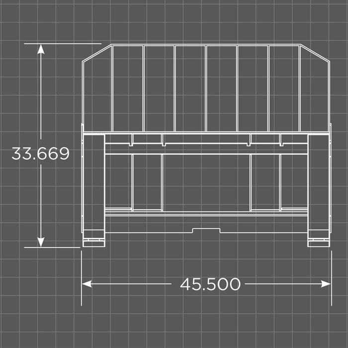 Loflin Fabrication Skid Steer Heavy Duty Pallet Forks