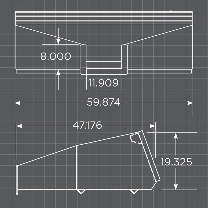 Loflin Fabrication Skid Steer Concrete Bucket