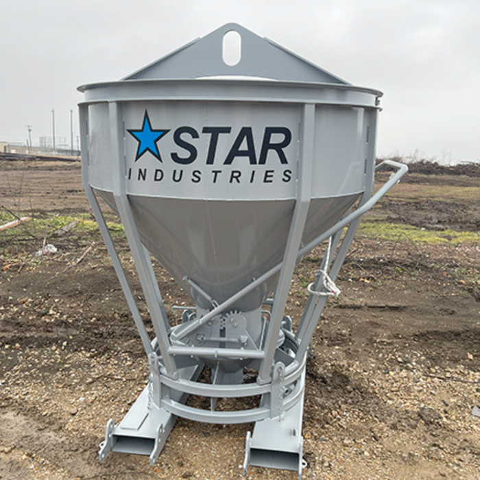 Star Industries Crane and Forklift Concrete Bucket