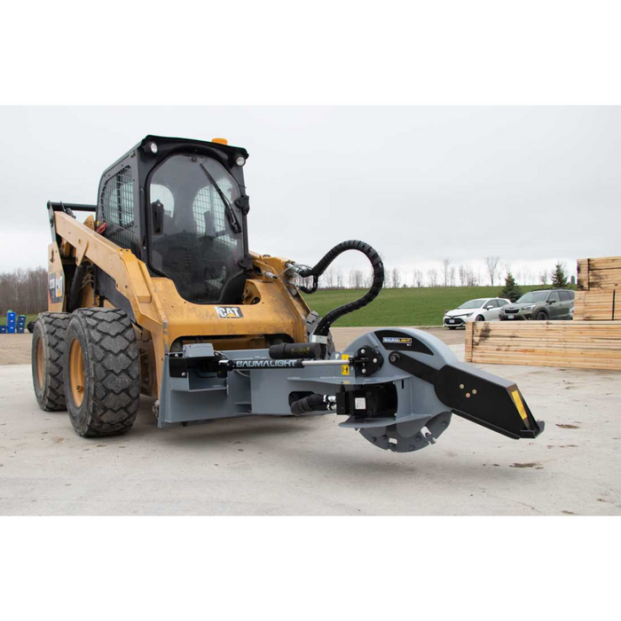 Baumalight S22 Stump Grinder With 12V Swing Actuator For Skid Steers