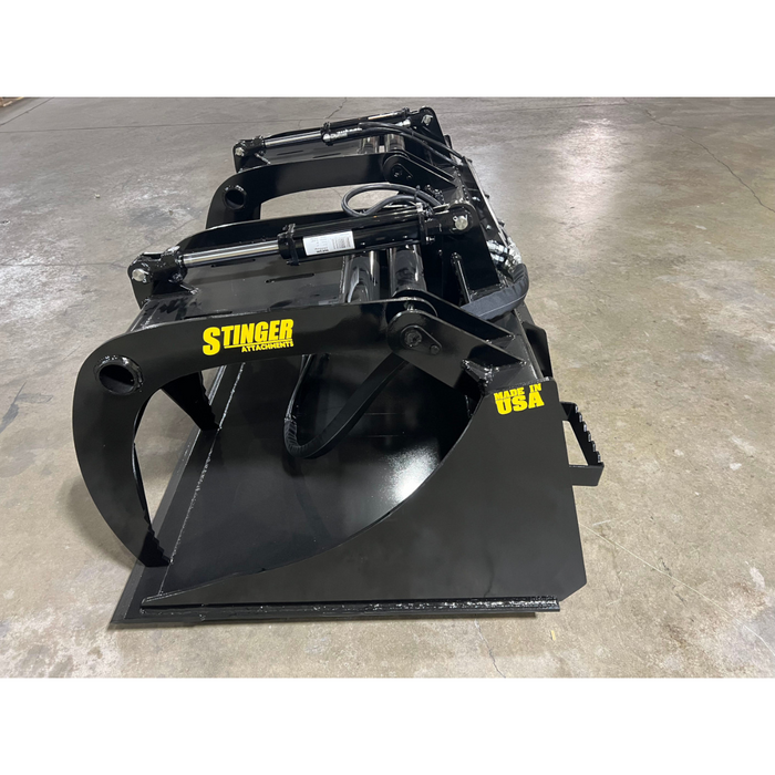 Stinger Attachments Skid Steer Demolition Grapple Bucket (DG)