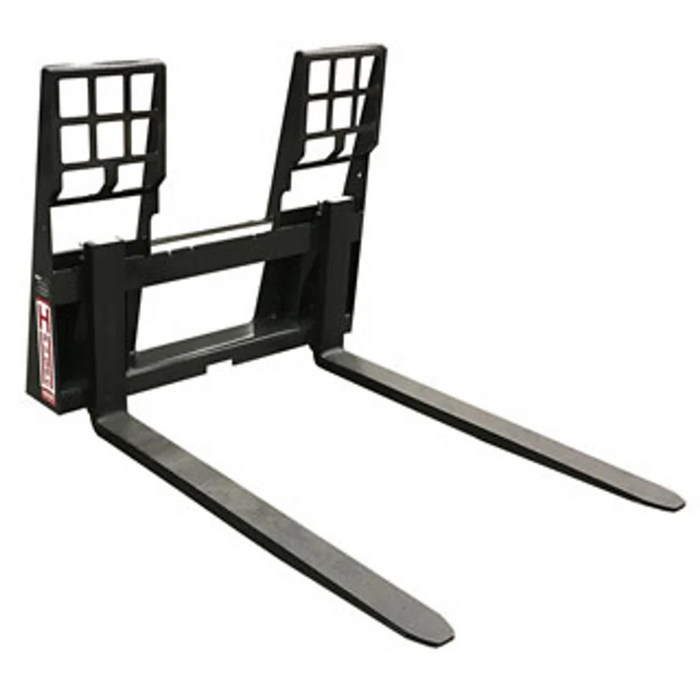 Haugen Attachments Walk Through Frame Rail Style Pallet Fork for Skid Steer